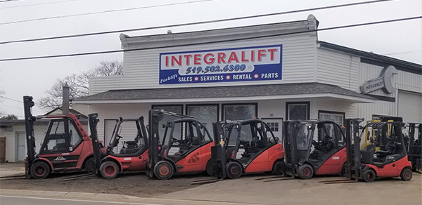 Used Linde forklifts available from Integralift Sales And Services Inc.